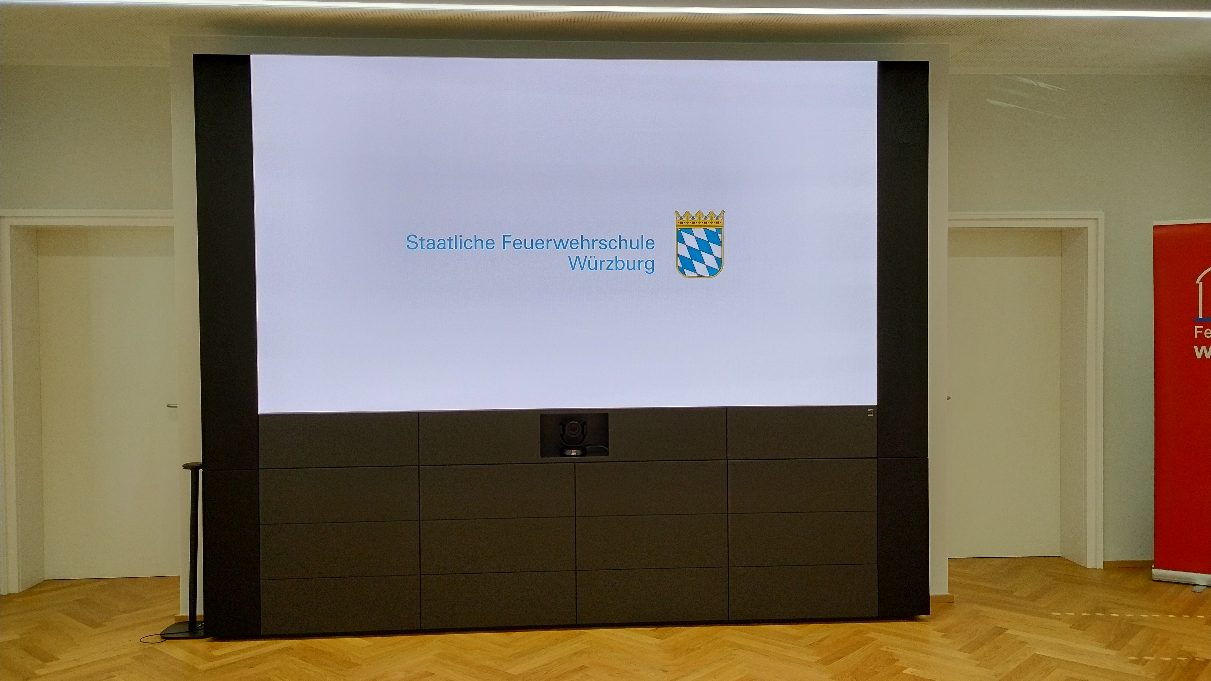 Feuerwehrschule Würzburg LED-Wand